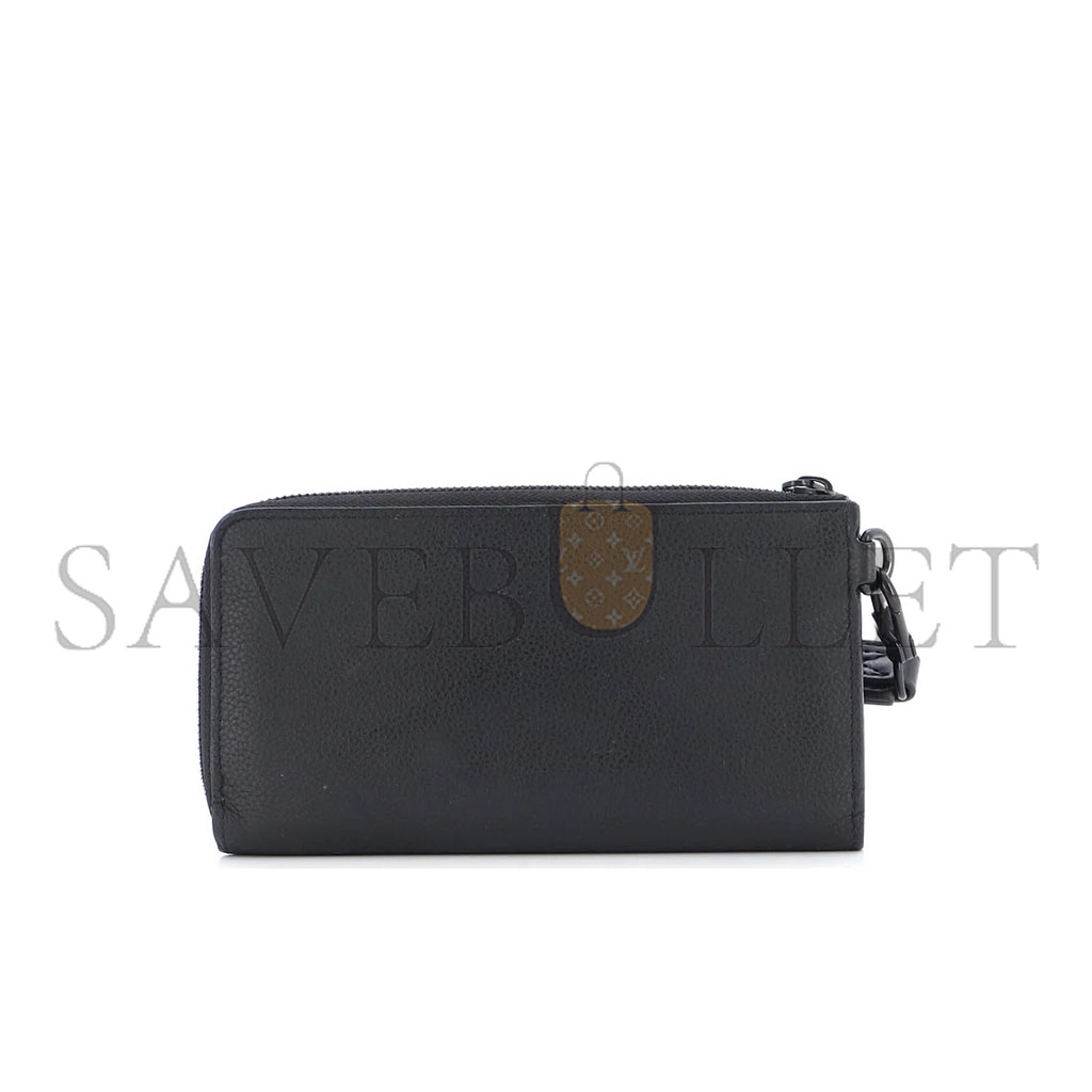 l**is V*t*n aerogram long wallet black m69831 (20*11*2.5cm)